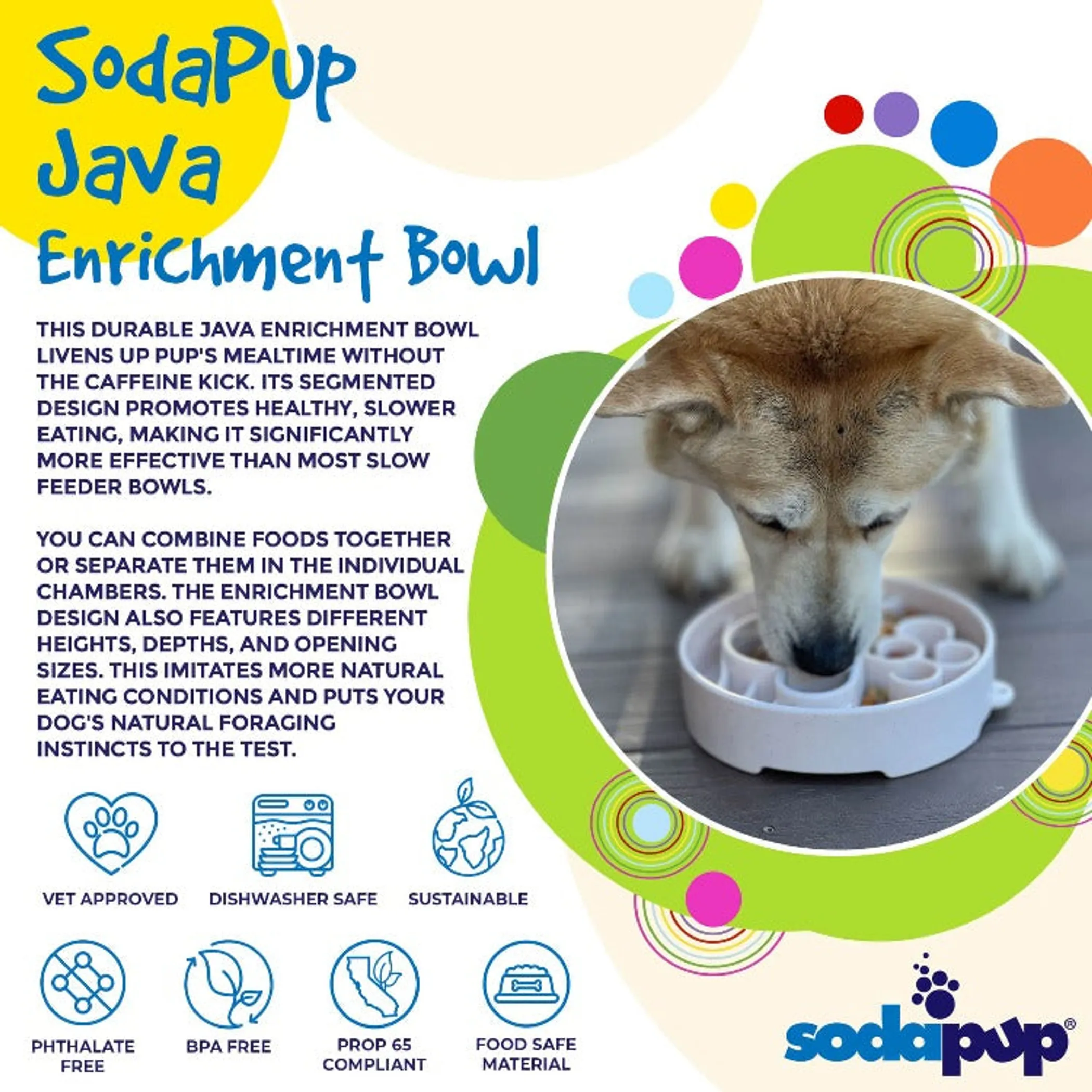 SodaPup Java eBowl Slow Feeder for Dogs - Image 2